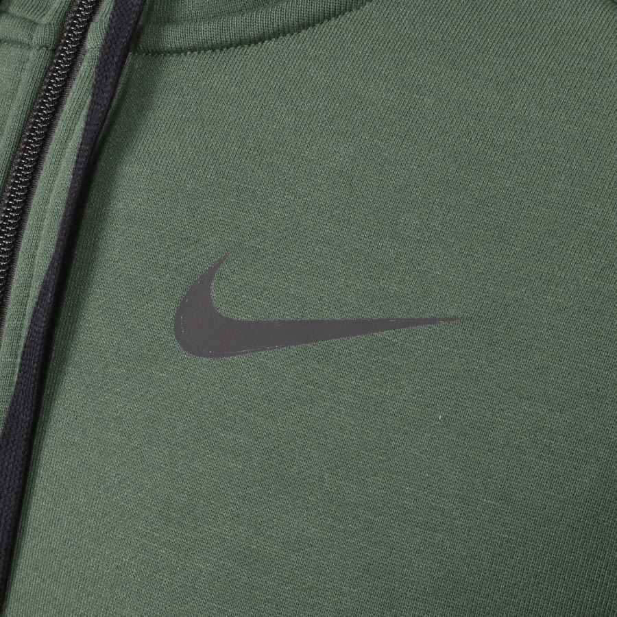 Alternative Image for ProductNike Training Full Zip Dri Fit Logo Hoodie Green3
